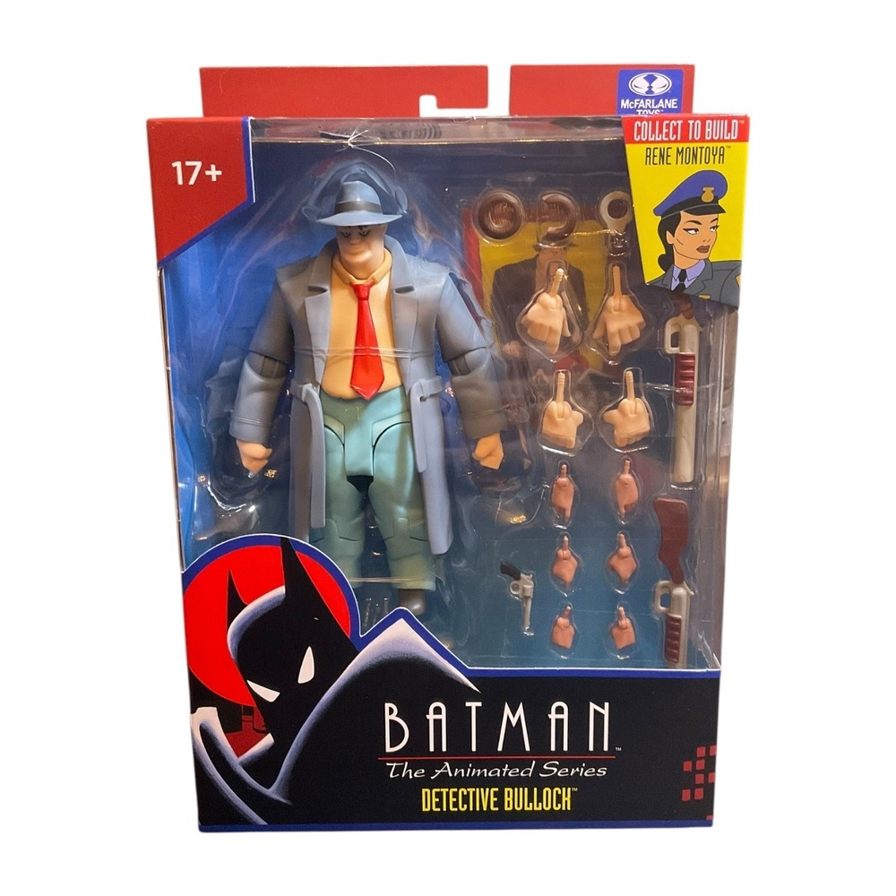 McFarlane Batman The Animated Series Detective Bullock Action Figure New In Hand